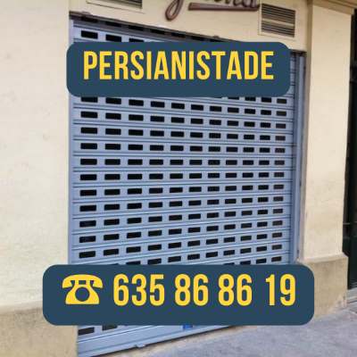 Reparación de persianas metálicas de local en Alicante